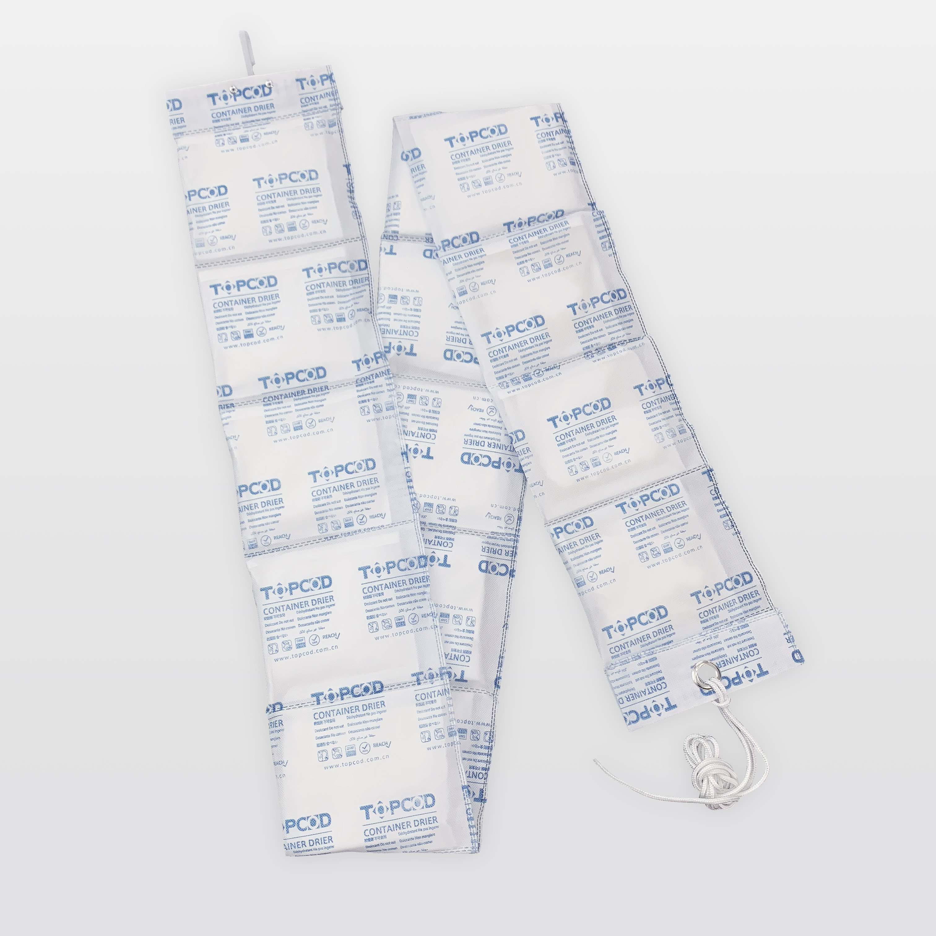 Desiccant Coime&aacute;d&aacute;n Str&aacute;ice Ard-&eacute;ifeachtach 1400g Crochta ar bharr Coime&aacute;d&aacute;n le haghaidh Iompar Aig&eacute;in